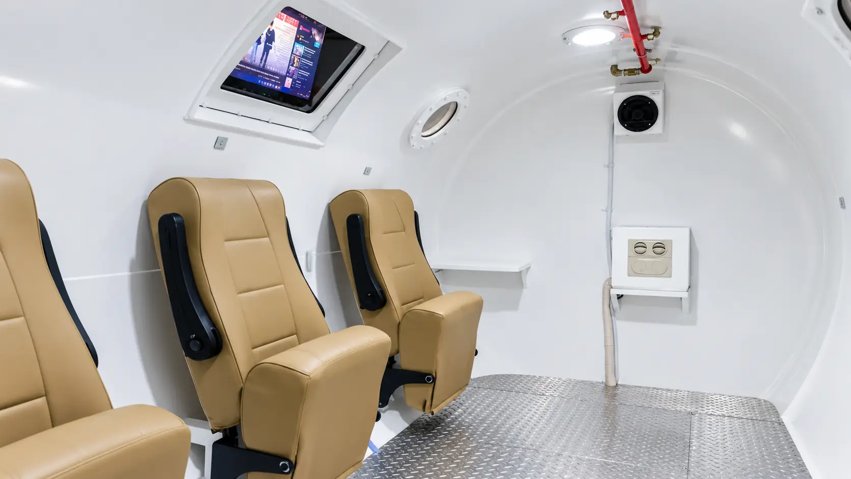 interior chamber hbot kursi agni hyperbaric bekasi